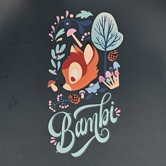 Loungefly Disney Bambi Folk Floral Green Mini Backpack Bag New - Picture 8 of 10